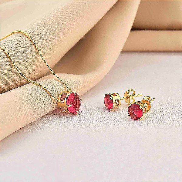CONJUNTO REDONDO RUBI