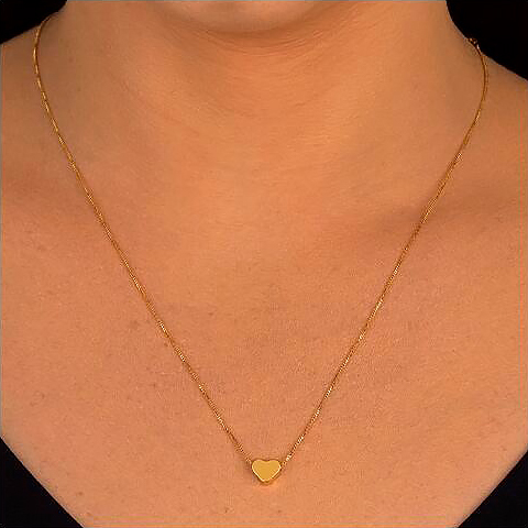 COLAR CORAÇÃO LISO