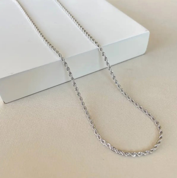 CHOKER CORDÃO BAIANO BANHADO A RÓDIO