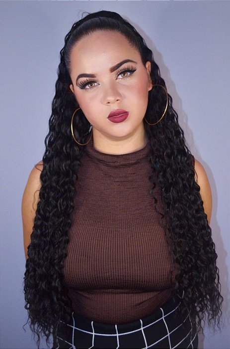 Rabo de Cavalo - Funk  - Cacheado  - Preto 1B