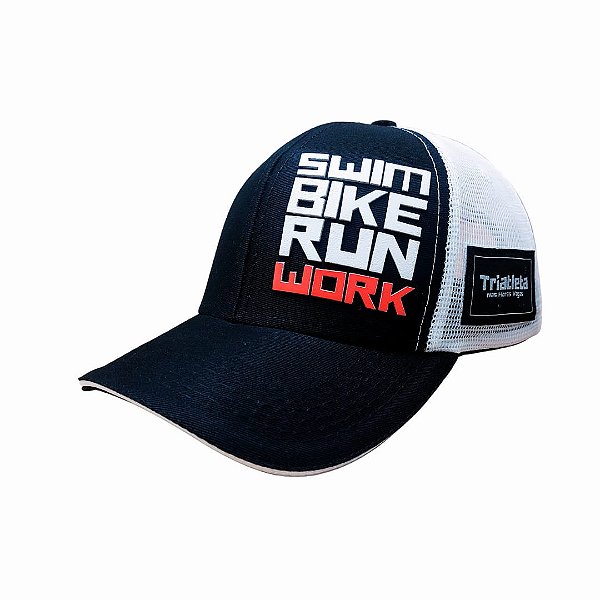 Boné Triathlon Work - White Screen - Triatleta Nas Horas Vagas