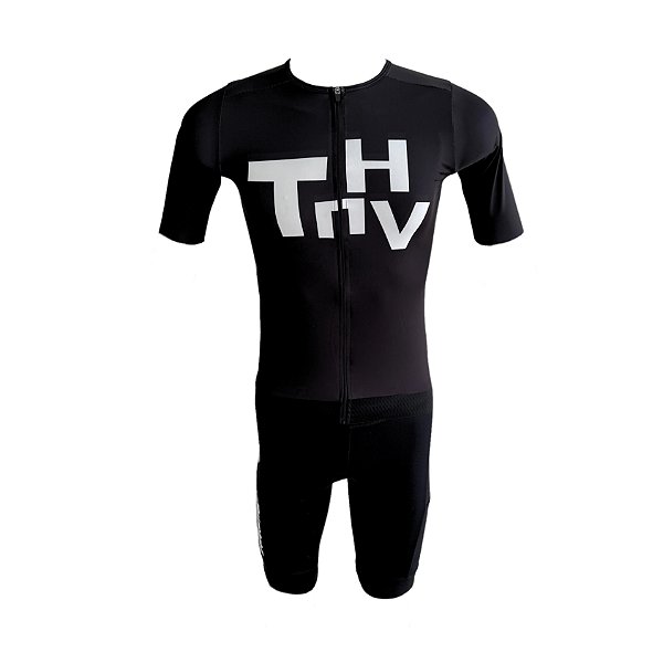 Traje Triathlon Masculino (2 Peças: Jersey + Bermuda)