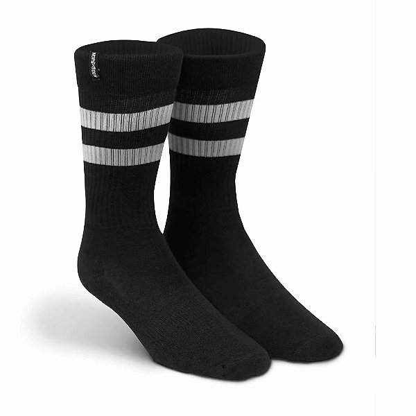 Meia Esportiva Norden Old School Preto