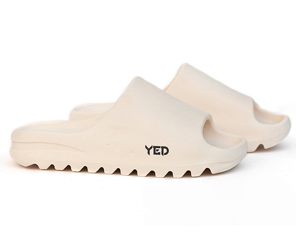 CHINELO SLIDE TRATORADO OFF WHITE