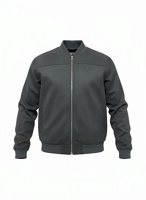 Jaqueta Bomber Suede