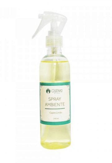 Spray Ambiente Capim Limão 240ml - Cativa