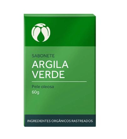 Sabonete Argila Verde Pele Oleosa 60g - Cativa