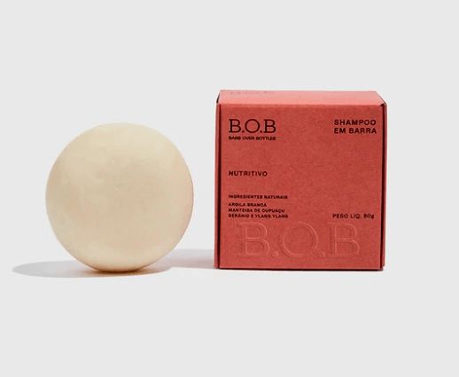 Shampoo Sólido Nutritivo 80g - B.O.B