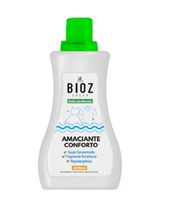 Amaciante Conforto Natural e Vegano 450ml - Bioz Green