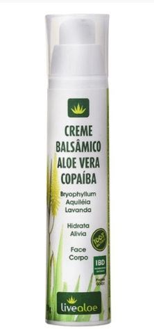 Creme Balsamico Aloe Copaiba 50g- LiveAloe