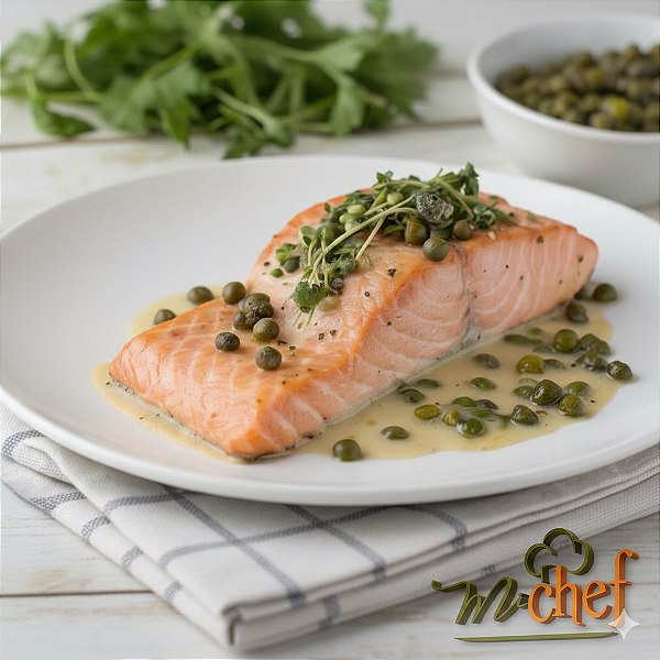 Salmão na Manteiga de Alcaparras (120g)