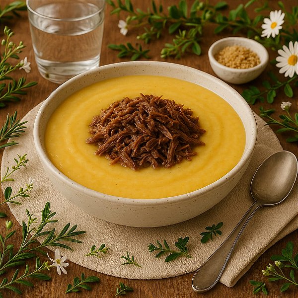 Caldo de Aipim com Carne Seca (350ml)