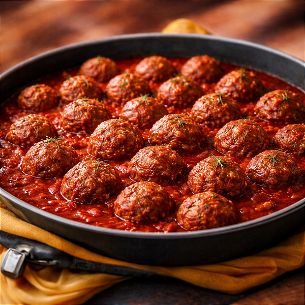 Almôndegas de carne ao Sugo | Porção Família 750g