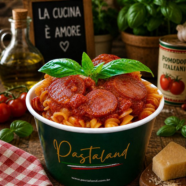 Fusilli ao Molho de Calabresa (350 g)