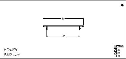 FC-085 click para fc-245 1,53 kg barra 6,00 ml fachada pv2