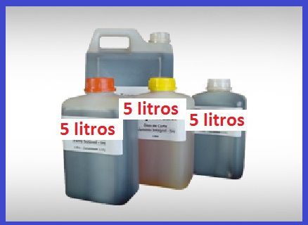 Oleo refrigerante para serra/pantografo/entestadeira p/ esquadrias de aluminio galão c/ 5 litros