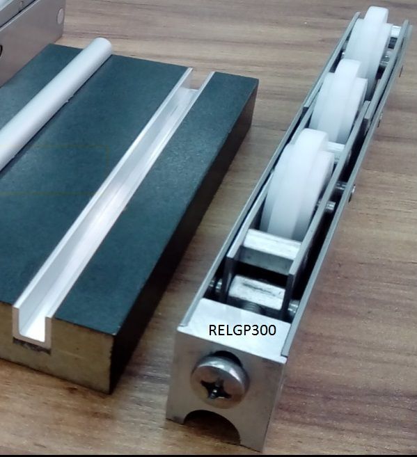 Rolgp-300 roldana p/ linha gold 300 kg para perfil u embutido 3/8