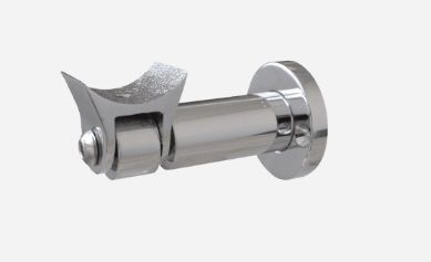 ALU-041- suporte para corrimão de parede com articulação "2" (50 mm)