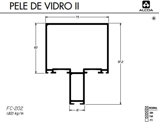 FC-202 10,92 KG NA BARRA 6,00 ML-PELE DE VIDRO PV2