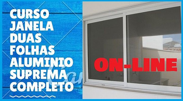 CURSO JANELA 2 FOLHAS ON-LINE SUPREMA COMPLETO