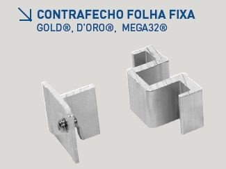SUP-622-FIXADOR ALUMINIO FOLHA  FIXA / CORRER LG