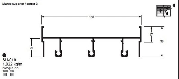 SU-010(ALS-010) 6,14 KG BARRA 6,00 ML LS