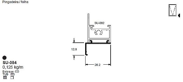 SU-084(ALS-084) 0,750 KG BARRA 6,00 ML LS