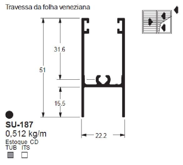 SU-187(ALS-187) 3,07 KG BARRA 6,00 ML LS