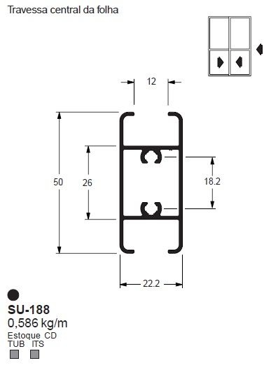 SU-188(ALS-188) 3,51 KG BARRA 6,00 ML LS