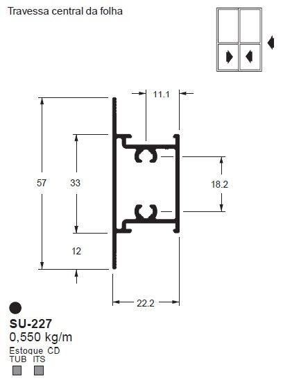 SU-227(ALS-227) 3,30 KG BARRA 6,00 ML LS