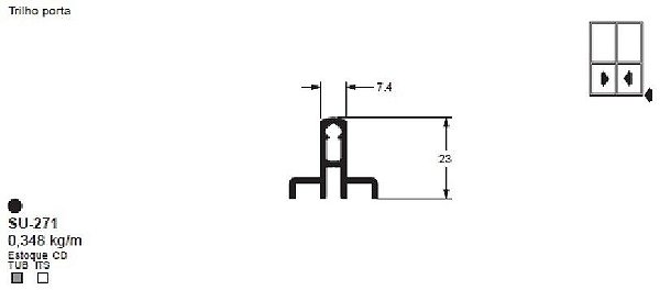 SU-271(ALS-271) 2,08 KG BARRA 6,00 ML LS