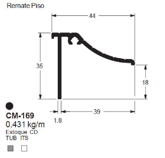 CM-169- 2,59 KG BARRA 6,00 ML