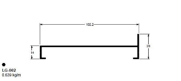 LG-002(32-002) 3,84 KG BARRA 6,00 ML LG
