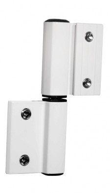 DOB-690-DOBRADICA DE ALUMINIO DUPLA  PORTA LINHA 25 / LS