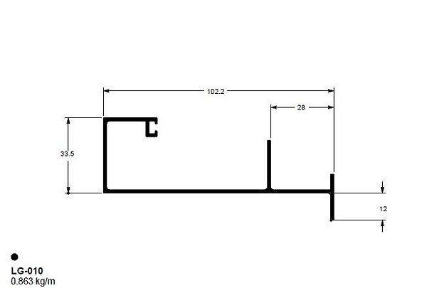 LG-010 (32-010) 5,18 KG BARRA 6,00 ML LG