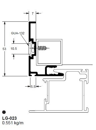 LG-023 (32-023)  3,30 KG BARRA 6,00 ML LG