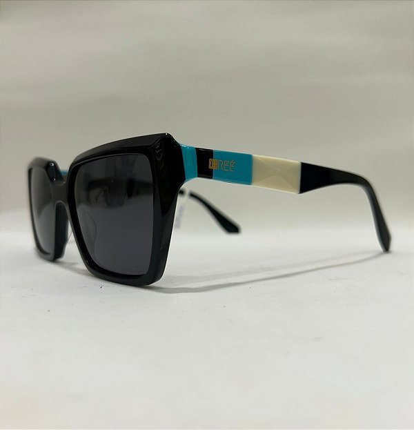 Óculos solar quadrado italiano feminino