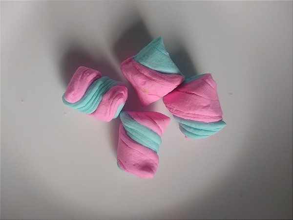 Kg Bala tradicional duas cores azul e rosa bebê chá revelação