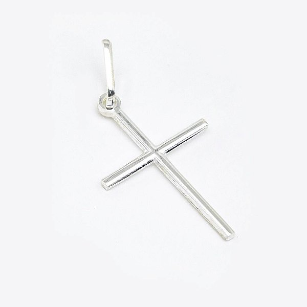 Pingente em Prata 925 Cruz Fina