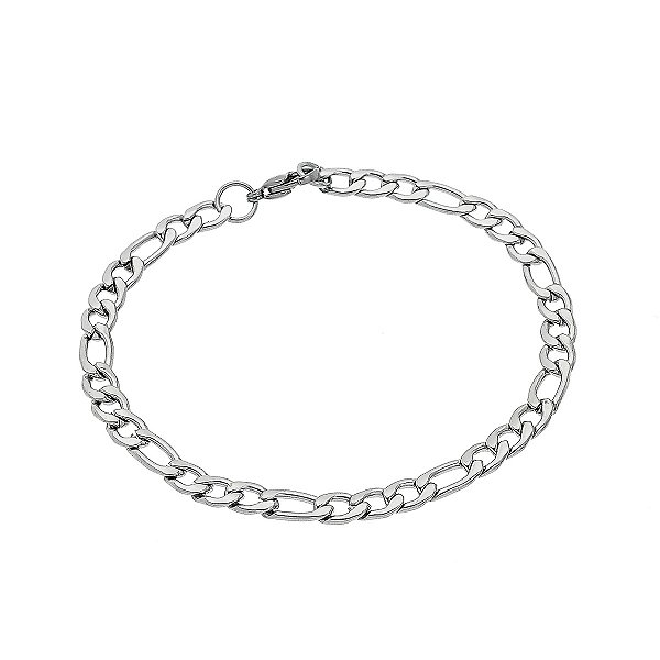 Pulseira Em Aço 316l Elo 3X1 5mmx21cm