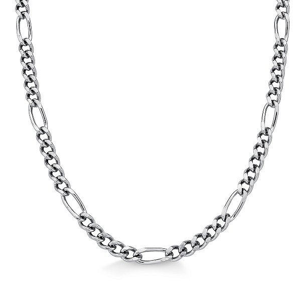 Corrente em Aço Inox 316L Fina 3mm  Elos 5x1 Polida e Diamantada 2 lados