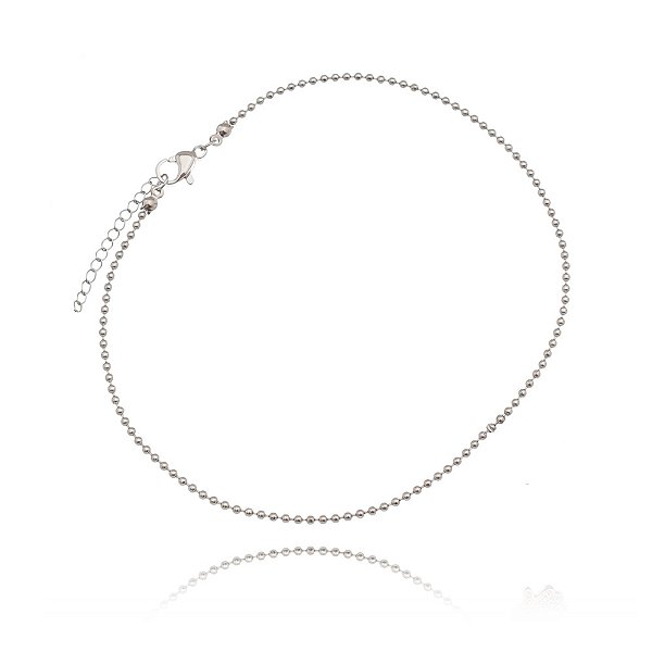 Pulseira em Aço Inox 316L Bolinha 2,5mm