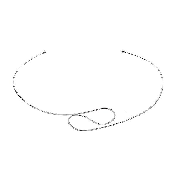 Chocker em Aço Inox  Onda Dupla