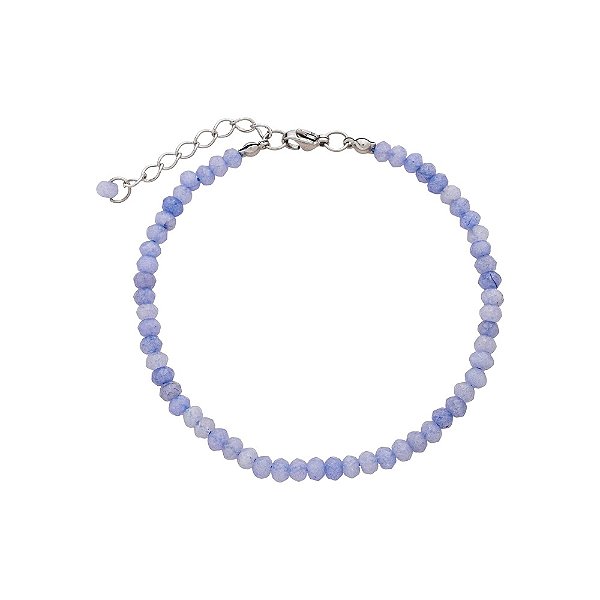 Pulseira com pedras Natural Howlita Turqueza