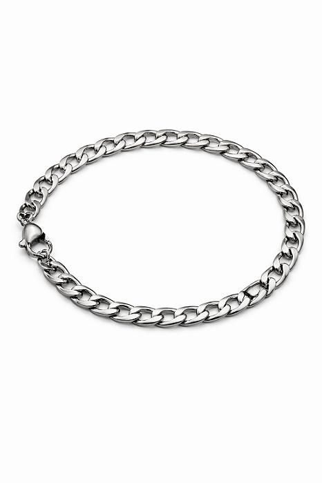 Pulseira Grume 5mm Aço Inox 316L