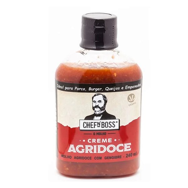 Molho Creme Agridoce com Gengibre 240ml