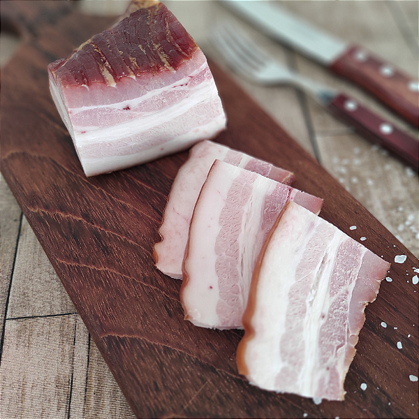BACON ARTESANAL DEFUMADO PEÇA 1,200KG