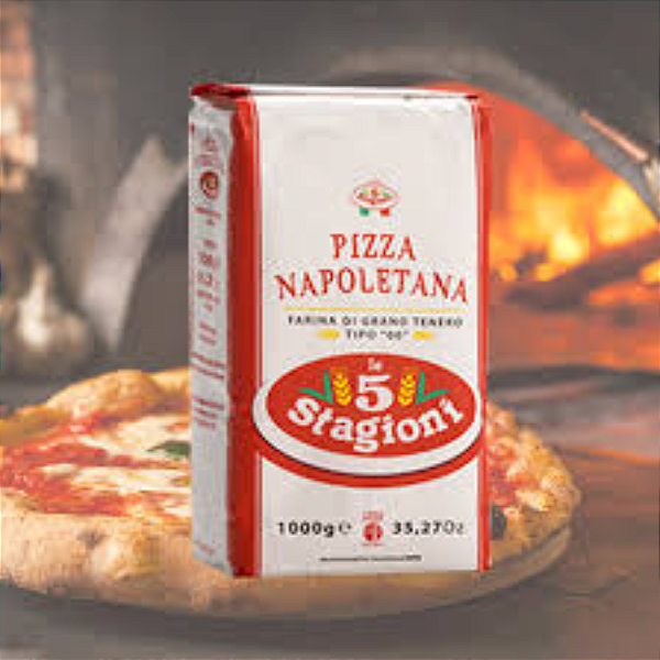 FARINHA ITALIANA TIPO 00 LE 5 STAGIONI NAPOLETANA 1Kg