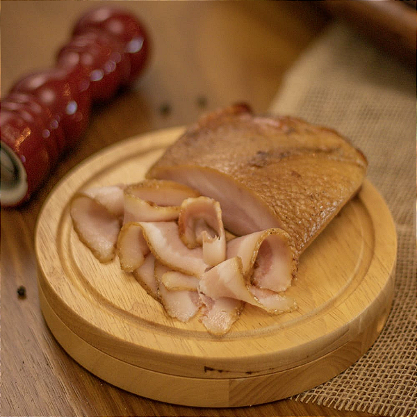 Guanciale Curada e Defumada Artesanal Sem Pele Peça
