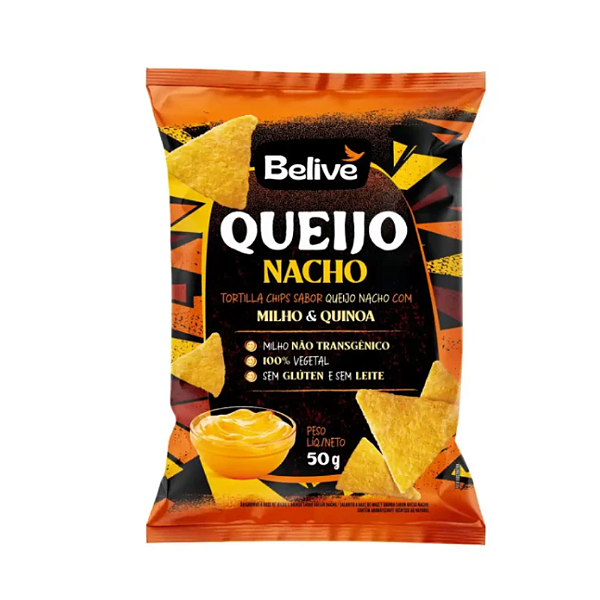 Tortilla Queijo Nacho Belive 50g